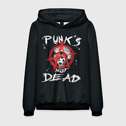 Мужская толстовка Punks Not Dead Анархия