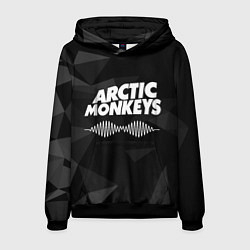 Мужская толстовка Arctic Monkeys Серая Геометрия