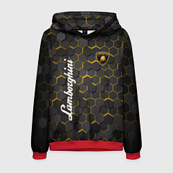 Мужская толстовка Lamborghini - Золотые соты