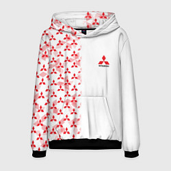 Мужская толстовка Mitsubishi Mini logo Half pattern