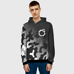 Толстовка-худи мужская FINAL FANTASY XIV - METEOR, цвет: 3D-черный — фото 2