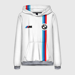 Мужская толстовка БМВ 3 STRIPE BMW WHITE