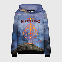 Толстовка-худи мужская Elden Ring, Logo, цвет: 3D-черный