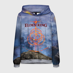 Толстовка-худи мужская Elden Ring, Logo, цвет: 3D-меланж