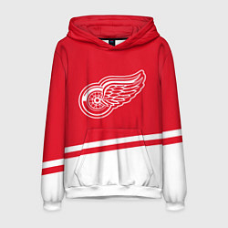 Мужская толстовка Detroit Red Wings, Детройт Ред Уингз Диагональные