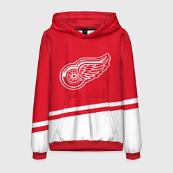 Мужская толстовка Detroit Red Wings, Детройт Ред Уингз Диагональные