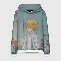 Толстовка-худи мужская Милашка Эмма, цвет: 3D-белый