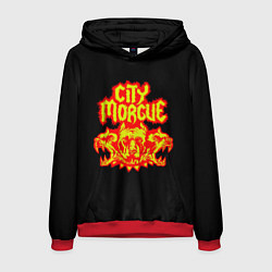 Толстовка-худи мужская ZillaKami x SosMula City Morgue Цербер, цвет: 3D-красный