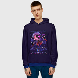 Толстовка-худи мужская Five Nights at Freddys: Security Breach - воспитат, цвет: 3D-синий — фото 2
