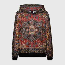 Толстовка-худи мужская КОВЁР ПАЛАС, цвет: 3D-черный