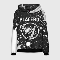 Толстовка-худи мужская Placebo - КОТ - Брызги, цвет: 3D-черный