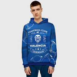 Толстовка-худи мужская Valencia FC 1, цвет: 3D-синий — фото 2