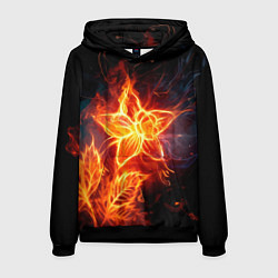 Мужская толстовка Flower Neon Fashion 2035 Flame