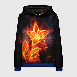 Мужская толстовка Flower Neon Fashion 2035 Flame