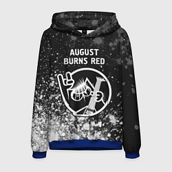 Толстовка-худи мужская August Burns Red - КОТ - Краска, цвет: 3D-синий