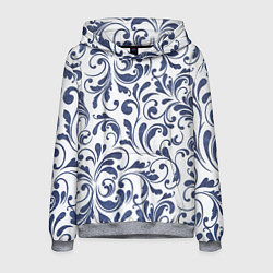 Мужская толстовка Гжелевый рисунок