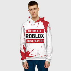 Толстовка-худи мужская Roblox Ultimate, цвет: 3D-белый — фото 2
