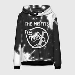 Толстовка-худи мужская The Misfits КОТ Краска, цвет: 3D-черный