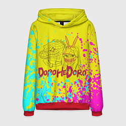 Толстовка-худи мужская Никайдо и Кайман арт, цвет: 3D-красный