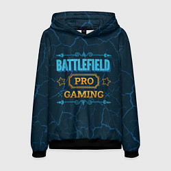 Толстовка-худи мужская Игра Battlefield: PRO Gaming, цвет: 3D-черный