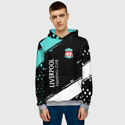Толстовка-худи мужская Liverpool footba lclub, цвет: 3D-меланж — фото 2