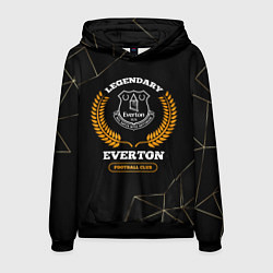 Мужская толстовка Лого Everton и надпись Legendary Football Club на