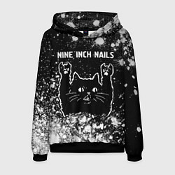 Мужская толстовка Группа Nine Inch Nails и Рок Кот