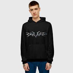 Толстовка-худи мужская AESPA SAVAGE LOGO, цвет: 3D-черный — фото 2