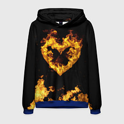 Мужская толстовка Fire Heart