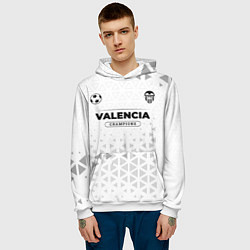 Толстовка-худи мужская Valencia Champions Униформа, цвет: 3D-белый — фото 2