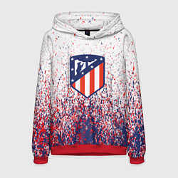 Мужская толстовка Atletico madrid logo брызги красок