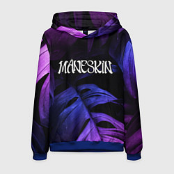 Толстовка-худи мужская Maneskin Neon Monstera, цвет: 3D-синий