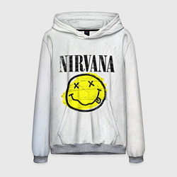 Мужская толстовка Nirvana логотип гранж