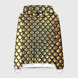 Мужская толстовка Чешуя золотая