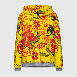 Мужская толстовка Хохломская Роспись Цветы