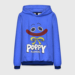 Толстовка-худи мужская Poppy Playtime Huggy Wuggy, цвет: 3D-синий