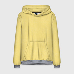 Мужская толстовка Текстурированный лимонно-желтый однотонный