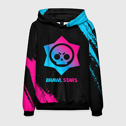 Мужская толстовка Brawl Stars Neon Gradient