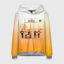 Толстовка-худи мужская The Beatles Blackpool And Paris 1964-65, цвет: 3D-меланж