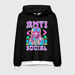 Мужская толстовка Anti Social Антисоциальный