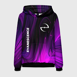 Мужская толстовка Evanescence violet plasma