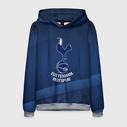 Мужская толстовка Tottenham hotspur Синяя абстракция