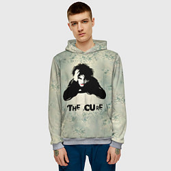 Толстовка-худи мужская Роберт Смит - The Cure, цвет: 3D-меланж — фото 2