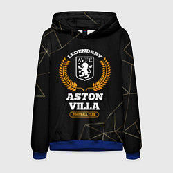 Мужская толстовка Лого Aston Villa и надпись legendary football club