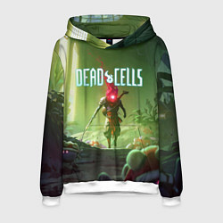 Толстовка-худи мужская Дед селлс арт, цвет: 3D-белый