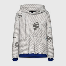 Мужская толстовка Белая газета