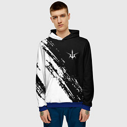 Толстовка-худи мужская Code geass краска, цвет: 3D-синий — фото 2