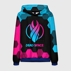 Мужская толстовка Dead Space - neon gradient
