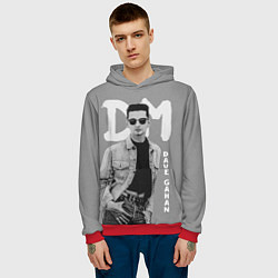 Толстовка-худи мужская Dave Gahan - Depeche Mode, цвет: 3D-красный — фото 2