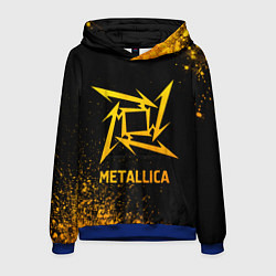 Мужская толстовка Metallica - gold gradient